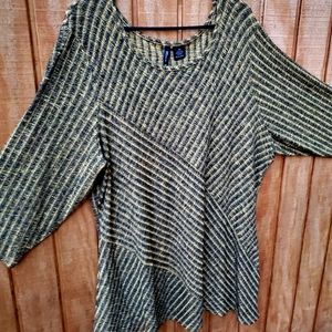 New Directions 3X, scoop neck, 3/4 sleeve casual